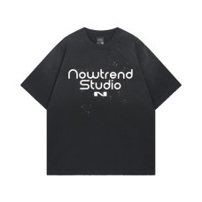 Using letter printing to make dirty short sleeves