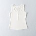 Round neck elastic slim fit top