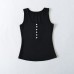 Round neck elastic slim fit top