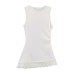 Spicy girl pleated lace patchwork sleeveless top