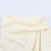 Spicy girl pleated strapless top