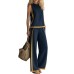 Simple Women's SeWomen's Fashion Sporty Outfit Casual Two-Piece Set