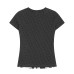 Unicorn Print Short Sleeve Women's Fitted Slim High Street Style Top