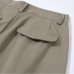 Solid color minimalist suit pants