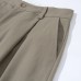 Solid color minimalist suit pants