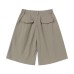 Solid color minimalist suit pants