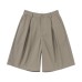 Solid color minimalist suit pants