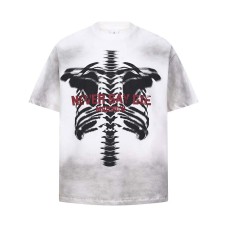 Bone print printing for vintage short sleeves