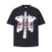 Bone print printing for vintage short sleeves