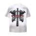 Bone print printing for vintage short sleeves