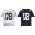 Digital mottled printing for dirty washed short sleeves