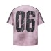 Short sleeved printed with alphanumeric printing