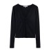Hot Girl Off Body Ribbed Splicing Top Hot Girl Off Body Ribbed Splicing Top