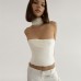 Slim fit sleeveless top