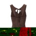 Slim fit pleated sleeveless top