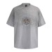Statue print spray painted washed short sleeved shirt