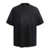 Statue print spray painted washed short sleeved shirt