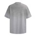 Statue print spray painted washed short sleeved shirt