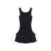 Ballet Style Square Neck Bodycon Sleeveless Vest Dress