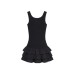Ballet Style Square Neck Bodycon Sleeveless Vest Dress