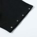 Rice shaped flag with vintage printing rivets contrasting colors short sleeves