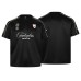 Dark pattern splicing sports short sleeved shirt
