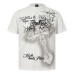 Waffle Gothic Cross Printed Short Sleeve