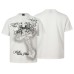 Waffle Gothic Cross Printed Short Sleeve