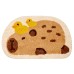 Plush toilet bathroom door anti slip imitation cashmere carpet bathroom floor mat