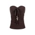Strapless Backless Tank Top with Unique Design Casual Sleeveless Crop