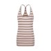 Color-Blocked Stripe U-Neck Slim Fit Casual Tank Top