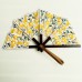 Embroidered Folding Hand Fan - Vintage Spanish Fan for Wedding, Home Decor & Cultural Display