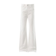 Solid color denim bell bottom pants