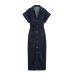 Versatile classic denim dress