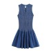 Versatile honeycomb grid short dress