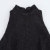 Versatile balloon version denim dress