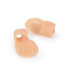 Little Toe Corrector Separator, Silicone Toe Pad Sleeve for Overlapping Toes, Toe Spacer Protector
