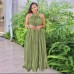 Sleeveless off shoulder dress