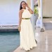 Sleeveless off shoulder dress