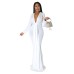 Slim fit deep V-neck dress