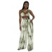 Printed wide leg pants set
