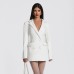 Elegant Deep V Neck Long Sleeve Slim Fit Casual Dress in Solid Color Fashionable and Sexy Elegant Deep V Neck Long Sleeve Slim Fit Casual Dress in Solid Color Fashionable and Sexy