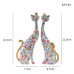 Home Couple Cat Animal Ornament