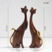 Home Couple Cat Animal Ornament