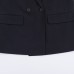 Double breasted oversized slim striped suit jacket