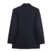 Double breasted oversized slim striped suit jacket