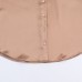 Silk textured off shoulder shirt