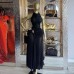 Hanging neck sleeveless pleated slim fit mid length dress Hanging neck sleeveless pleated slim fit mid length dress