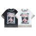 Vintage Gradient Graffiti Portrait Short Sleeve