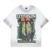Vintage Gradient Graffiti Portrait Short Sleeve
